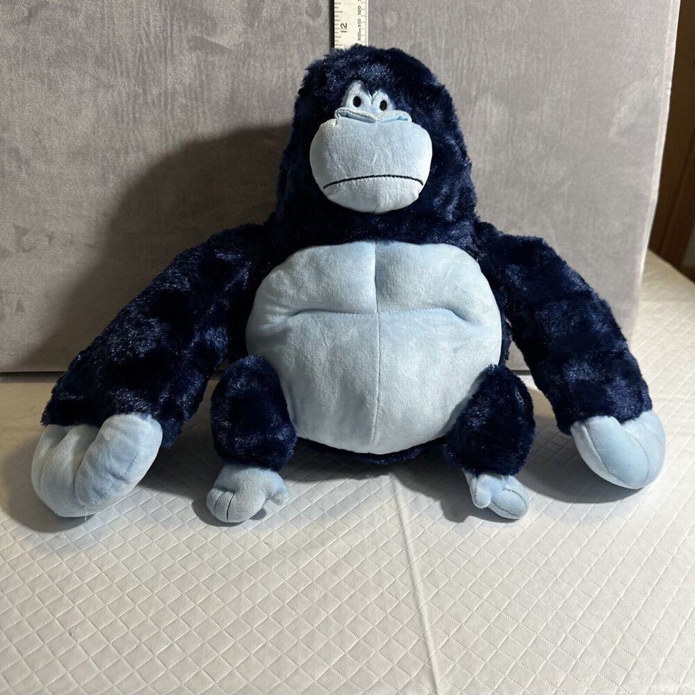 Target Giggle scape Blue Gorilla Ape 11" Plush Stuffed Animal Baby Toy